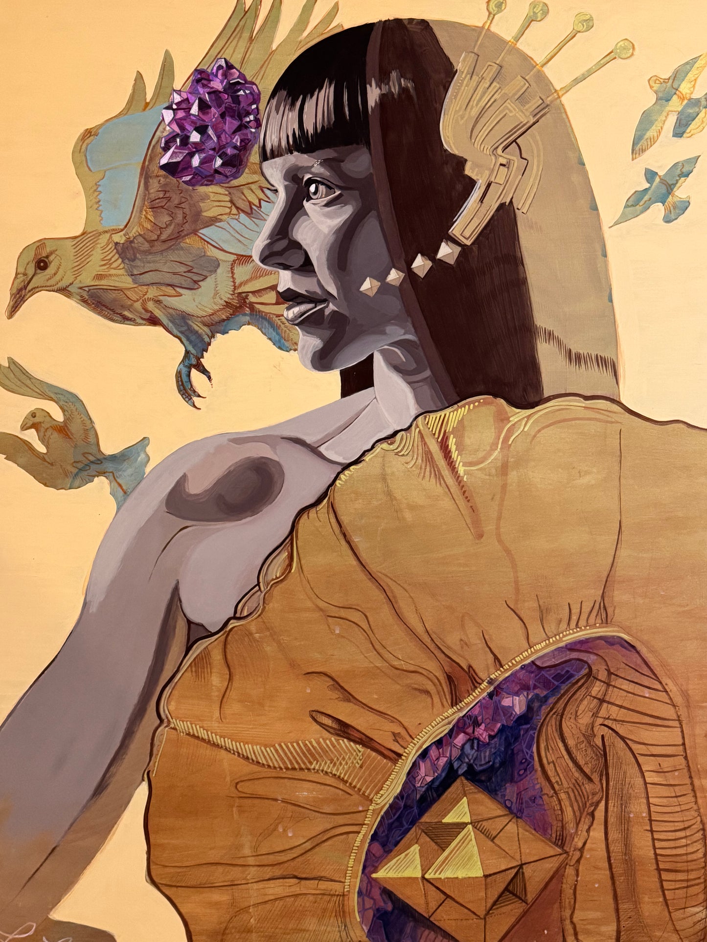 Airplane - Khruangbin Triptych - Signed